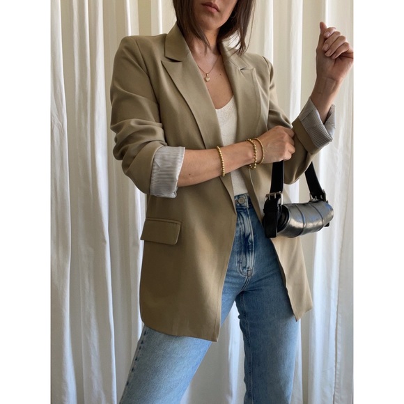 HARVEY BLAZER — In Taupe - Picture 7 of 9